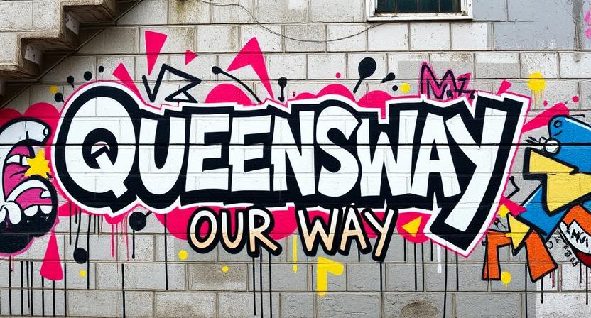 Queensway grafitti logo image